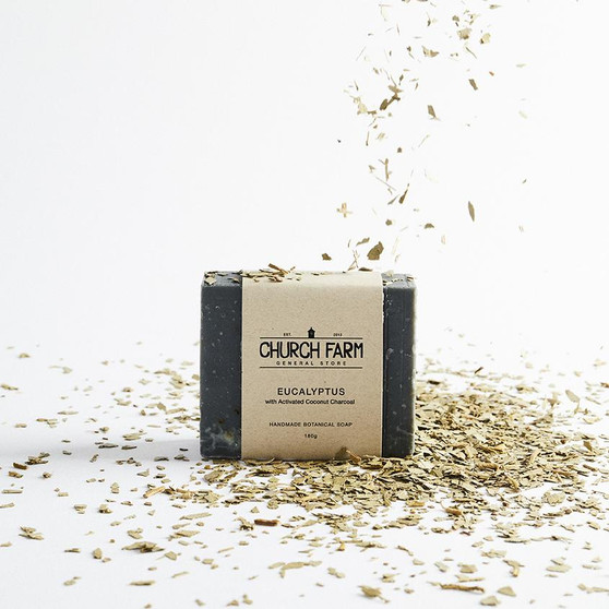 Eucalyptus Soap with Activated Coconut Charcoal