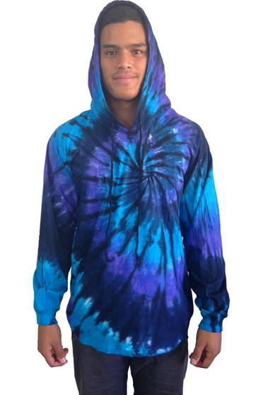 Hooded Tie Dye Jacket 'Nuclear'