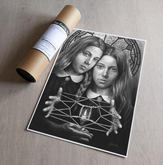 'Gemini' Art Print - Fiona Francois Art