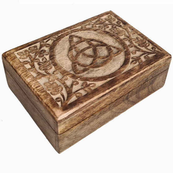 Medium Triquetra Wooden Box