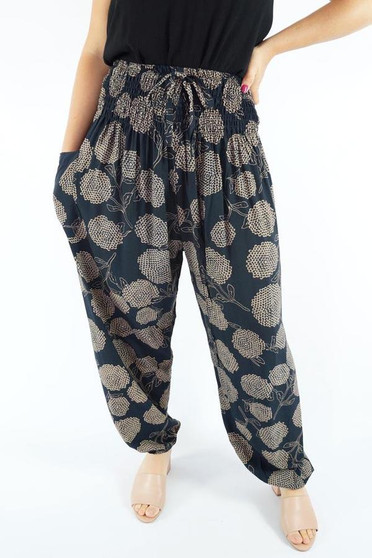 Harem Pants Black Marigold