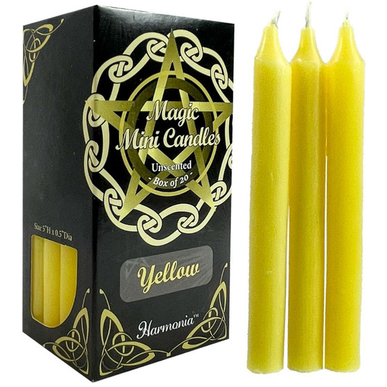 Magic Mini Candles -Yellow Unscented