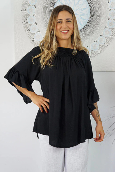 Black Noosa Top