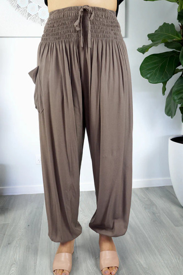 Taupe Harem Pants