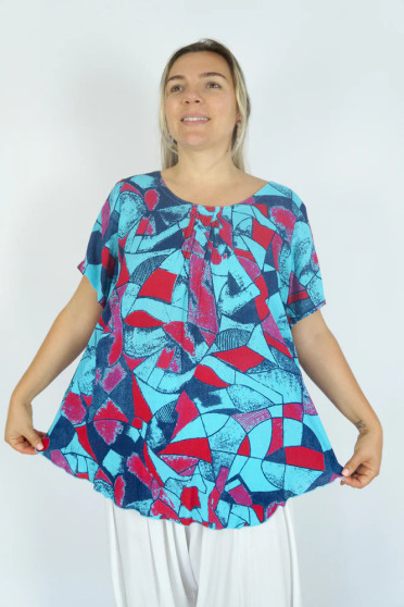 Newport Blue Random Top