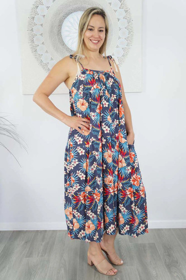 Goa Dress Charcoal Bula