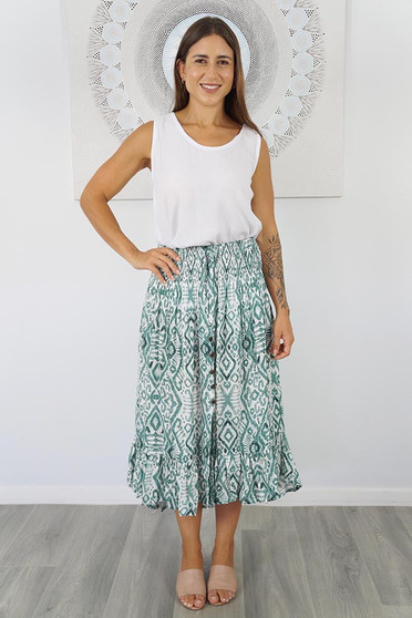 Green 'Permata' Tangelo Skirt