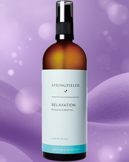 Springfields Relaxation Massage & Body Oil 200ml