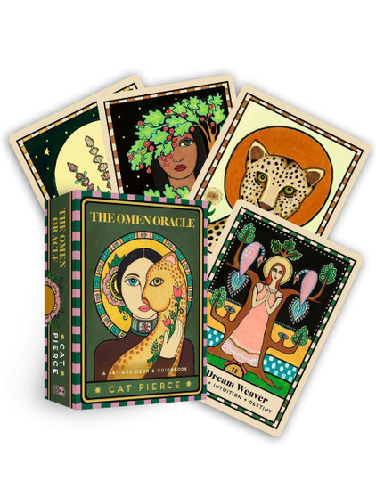 The Omen Oracle A 44-Card Deck & Guidebook by Cat Pierce