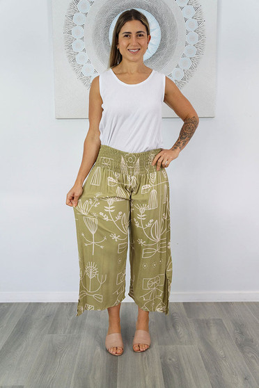 Sage "Amalfi" 3/4 Bazaar Pant