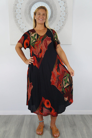 Green "Icon' Newport Dress