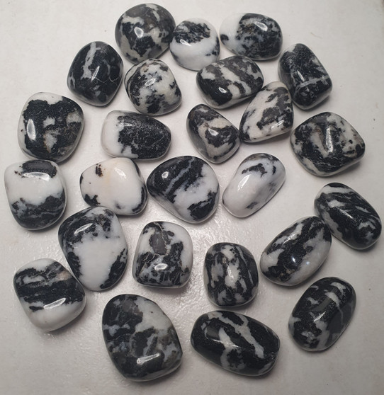 Zebra Marble Tumble Stone