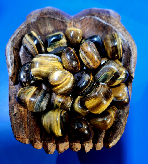 Tiger Eye Tumble Stone