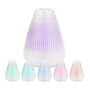 Aroma-Flare Metallic White Ultrasonic Essential Oil Diffuser