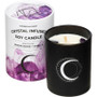 Crystal Infused Soy Candle - Amethyst, Sandalwood & Vanilla