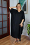 Black Long Kaftan