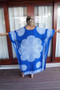Blue Crown Bling Long Kaftan