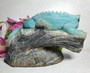 Caribbean Calcite Lizard Carving
