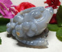 Druzy Agate Lucky Frog Carving