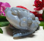 Druzy Agate Lucky Frog Carving