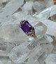 'Stella' Amethyst Sterling Silver Ring Size 7