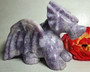 Lepidolite Dragon Carving
