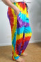 Rainbow Tie Dye Happy Pants