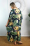 Navy Tiwi Premium Long Kaftan