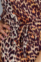 Long Gold Leopard Chloe Dress
