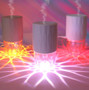 Blush Pink Aroma-Petal Crystal Light Diffuser + Bonus Oil