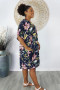 Navy Flemington Resort Dress