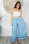 Blue Ottoman Cha Cha Pants