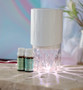 Ivory White Aroma-Petal Crystal Light Diffuser + Bonus Oil
