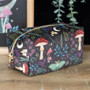 Dark Forest Print Makeup Polyester Bag