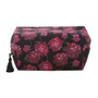 Dark Romance Floral Print Makeup Bag