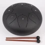 Kayu Lotus Steel Tongue Drum - Black