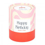 Happy Birthday Vanilla Cake Candle