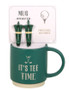 It's Tee Time Mug with Golf Tees