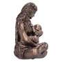 Earth Mother and Baby Bronze Statue