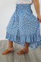 Tangelo Blue Geo Crossover Skirt