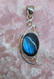 Labradorite Sterling Silver Pendant
