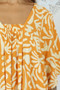 Mustard "Alia" Bermuda Kaftan