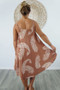 Taupe Tree of Life Montego Dress