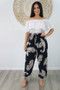 Black Tree of Life Harem Pants
