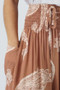 Taupe Tree of Life Harem Pants
