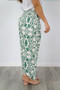 Green "Kona" 3/4 Bazaar Pant