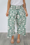 Green "Kona" 3/4 Bazaar Pant