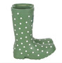 Light Green Welly Boot Resin Planter