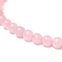 Rose Quartz Round Beads Necklace