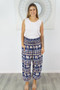 Blue Elephant Harem Pants